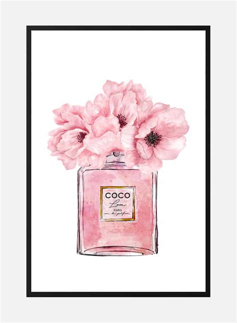 chanel poster pink|chanel poster ideas.